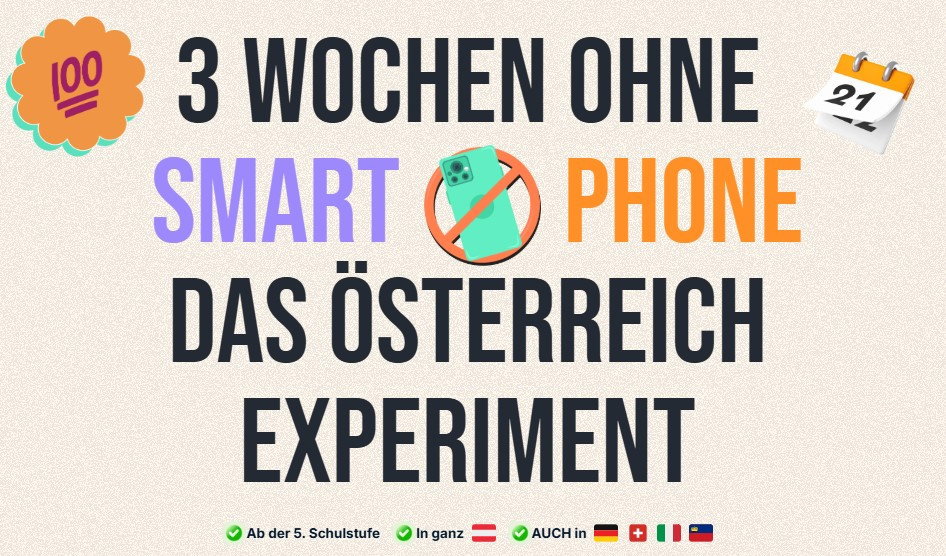 Das Handyexperiment - wir sind dabei